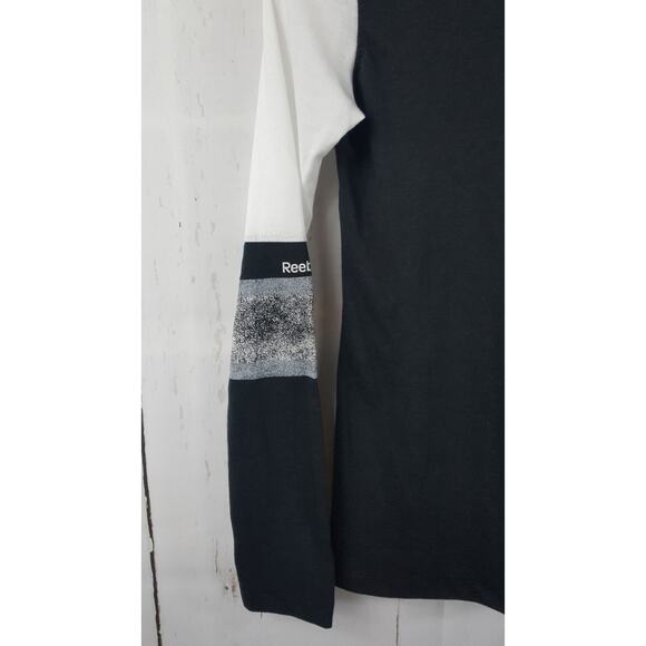 NWT NHL Los Angeles Kings Reebok Face-Off Women's Long Sleeve Henley Tee S - Picture 6 of 7